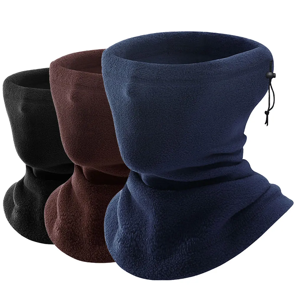 Winter Warm Fleece Neck Face Mask Breathable Ski Cycling Scarf Running Training Balaclava Outdoor Winderproof Bike Equipment