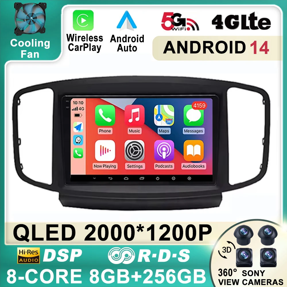 Android 14 For Foton Tunland E7 / Savanna 2019 Autoradio Car Video Multimedia Player Stereo Radio DVD WIF NO 2DIN