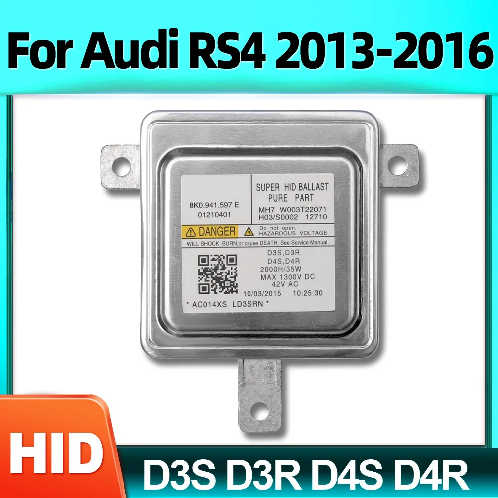 

D3S D3R автомобильный ксеноновый балласт для фар OEM 8K0941597E D4S D4R ксеноновый балласт для фар Audi RS4 2013 2014 2015 2016