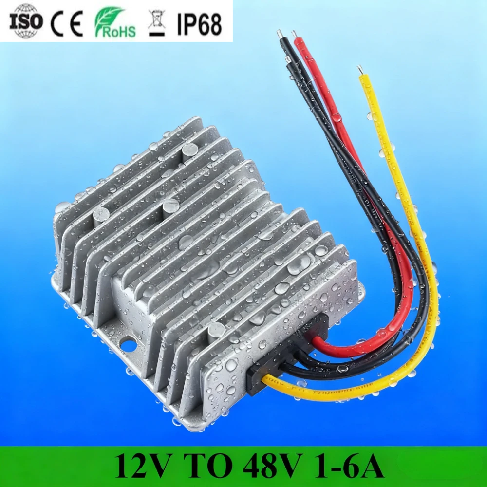 DC-DC 12V to 48V Step Up Converter 24V to 48V 1A 2A 3A 5A 6A Booster Boost Converter 12V(9-30V) to 48V Step Up DC Boost Module