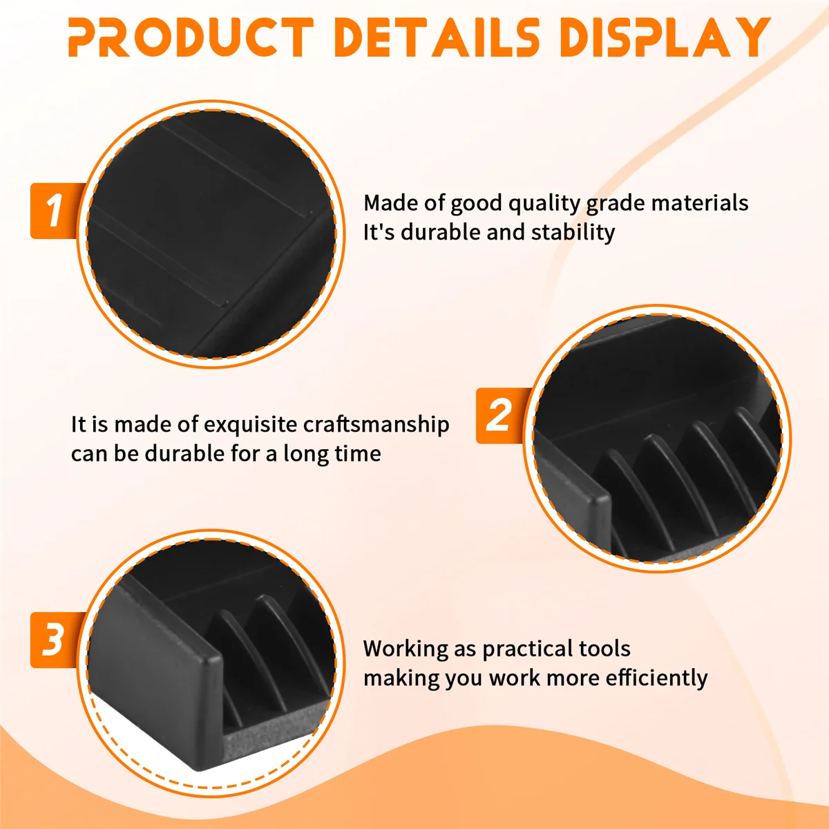 Hair Clipper Comb Guide Plastic Hair Split Ends Removing Trimmer Guards Waterproof Hair Salon Tool for Barber Shop Use