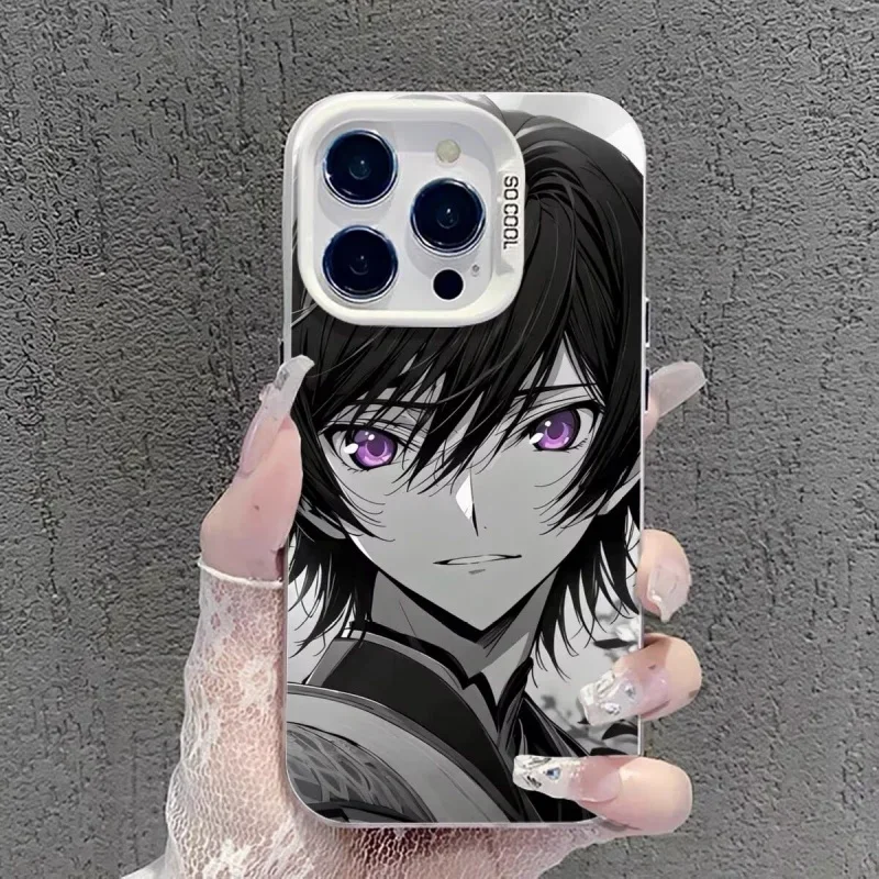 Anime Cartoon Code Geass Lelouch Phone Case For Samsung Galaxy S26 S25 Edge S24 S23 S22 Plus Ultra FE A17 A07 A57 A37 A27 IMD