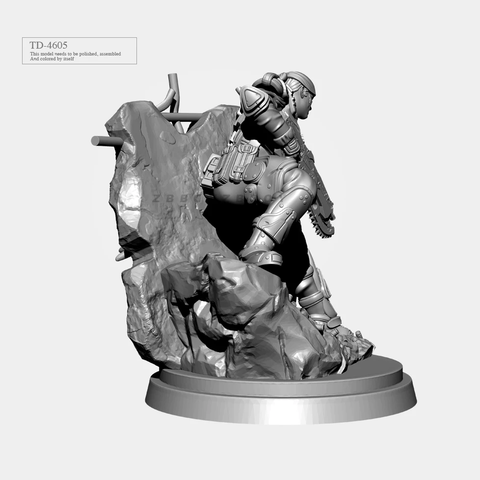 50mm 38mm Resin model kits figure colorless and self-assembled（3D Printing ） TD-4605/3D