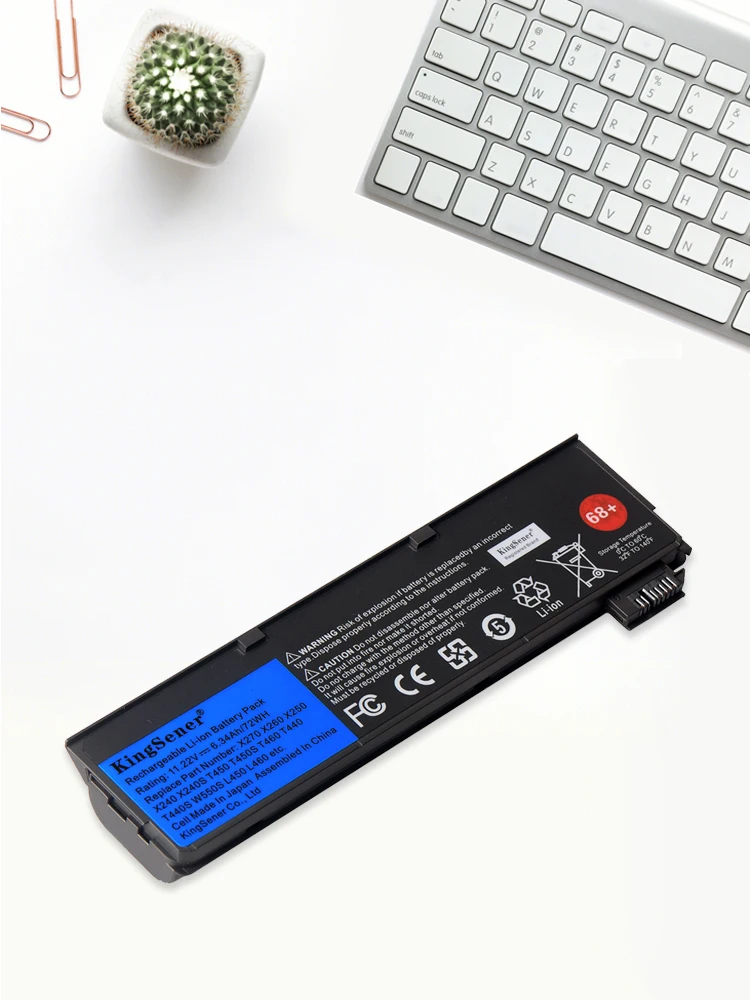KingSener Laptop-Akku für Lenovo Thinkpad X270 X260 X240 X240S X250 T450 T470P T440S K2450 W550S 45N1136 45N1738 68+