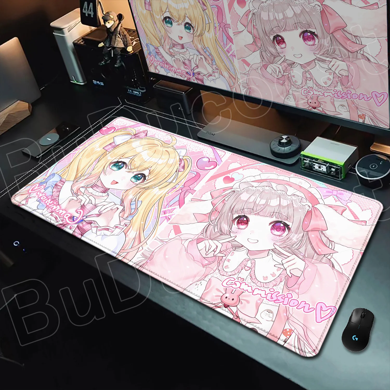 

HD Printing Cartoon Kawaii Cute Anime Girl Mousepad 900x400mm Large Mouse Pad Non-slip Desk Mat Home Office Gaming Accessories