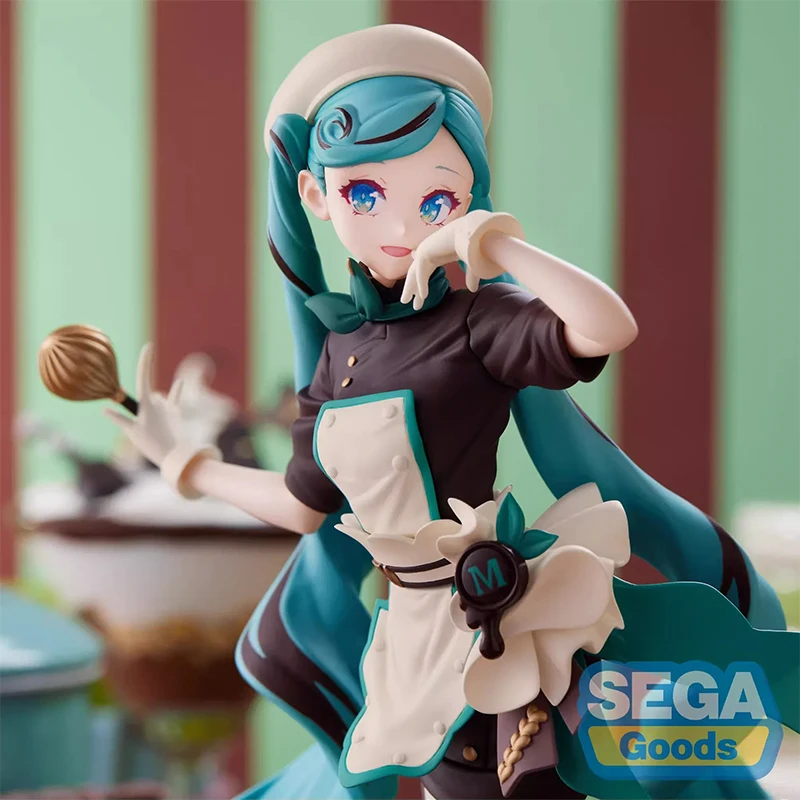 In Stock Original SEGA  Luminasta Hatsune Miku Bitter Pastry Chef Anime Figure Collectible Model Dolls Statuette Ornament Gifts