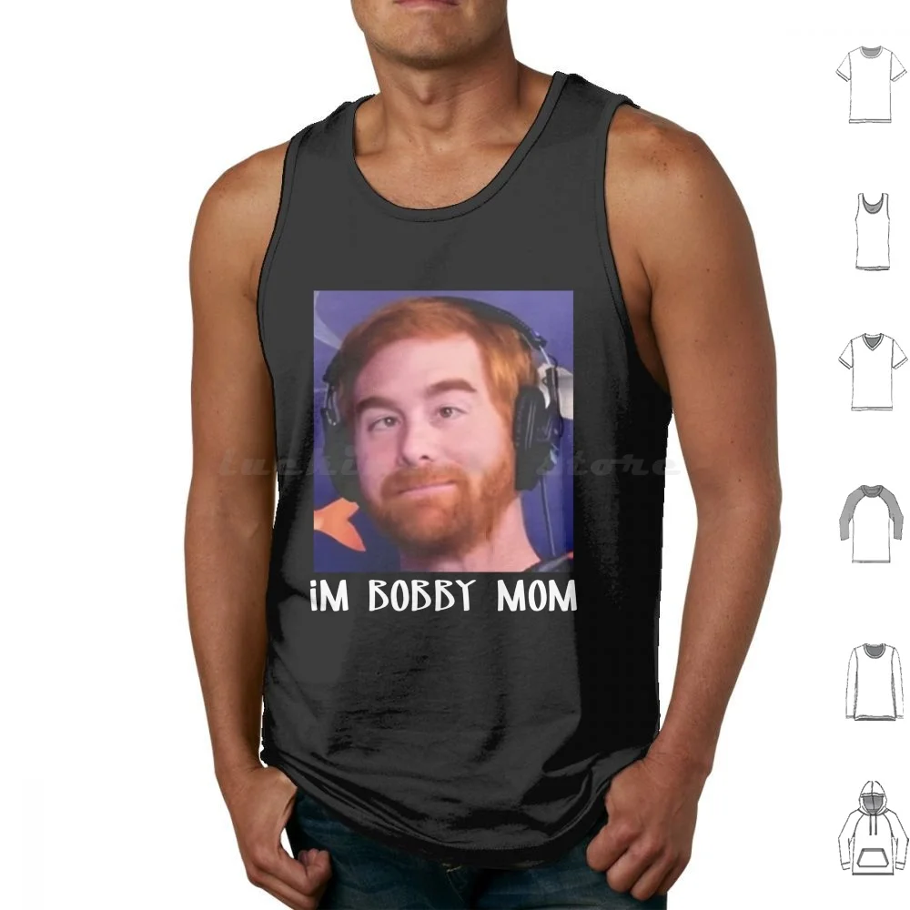 Im-Bobby-Mom Tank Tops Vest Sleeveless Bobby Lee Podcast Bad Friends Andrew Santino Comedy Tigerbelly Tiger Belly