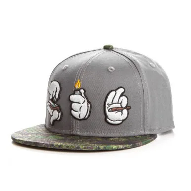 Fashion Hat Cartoon hand Brand Enjoy Cap hip hop Headwear gray snapback hat for men women adult outdoor casual sun baseball cap
