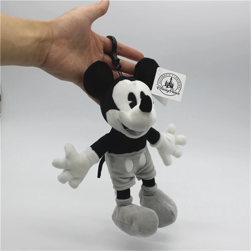 Disney Vintage mickey mouse  plush pendant doll mickey mouse Keyring Couple Bag Pendent Jewelry Children Toy Xmas Gifts