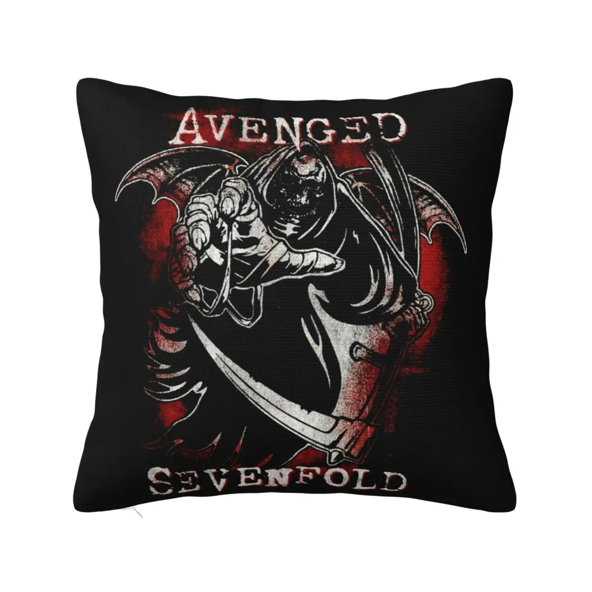 Avenged Sevenfold Mens A7X Reaper Swea Black Pride Promotion Science Autumn Hip Hop Girl Rap Pillow Case