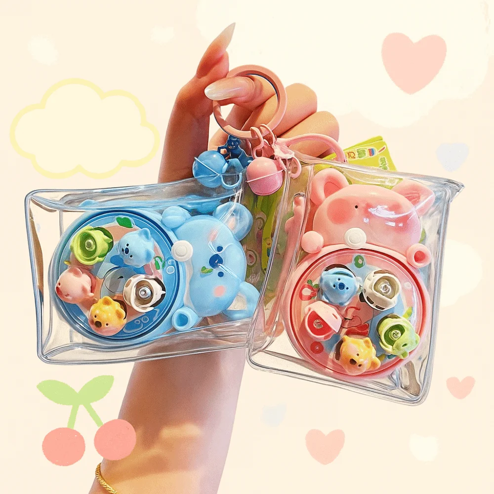 

Rotating Fishing Fishing Toy Keychain Bag Decoration Key Decoration Cartoon Bag Pendant Magnetic Funny Car Key Ring Ornament
