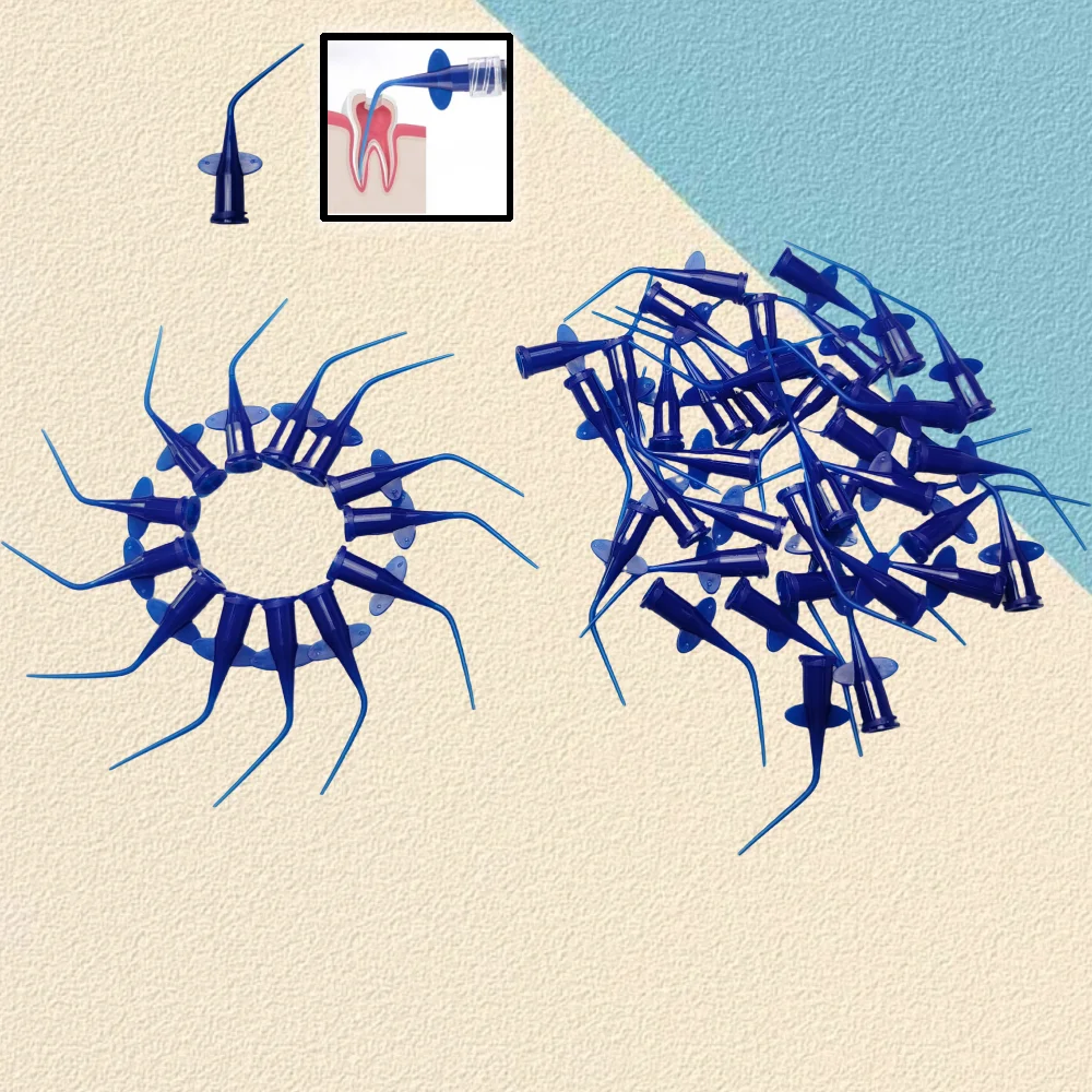 مستهلكات طب الأسنان المتاح حقنة الأسنان تلميح 0.25 مللي متر لري قناة الجذر وحقن الطب الدقيق