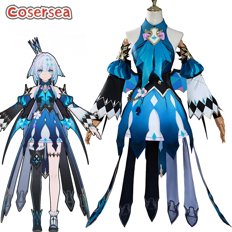

Cosersea Cerydra Cosplay Costume Game Honkai: Star Rail Cerydra Role Play Halloween Women Dress Uniform Party Outfit Fullset