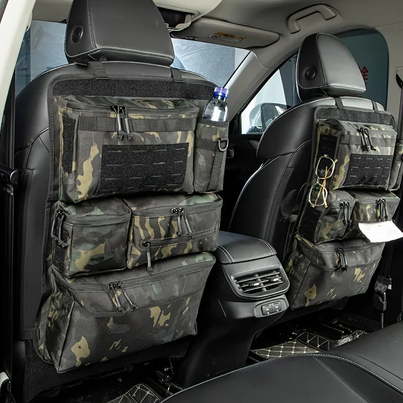 Multifunctionele bagage-organizer en opbergtas, tactische opbergtas voor achterbank in de auto, hangende achterbanktas