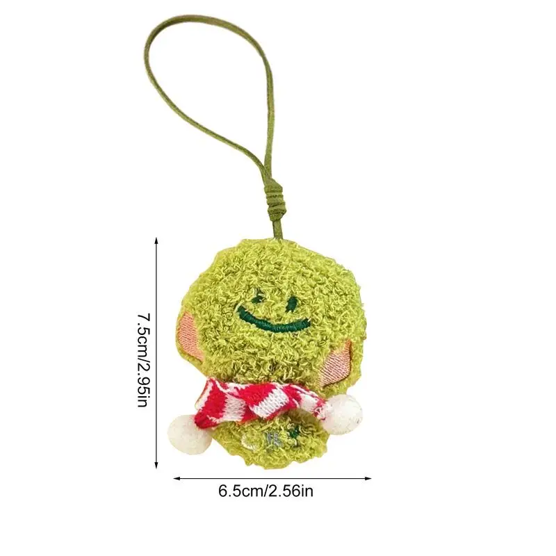 Snake Doll Pendant Snake Year Plush Backpack Pendants Backpack Decor Car Home Decor 2025 Keychain Plush Toy Cute Bag Charm For