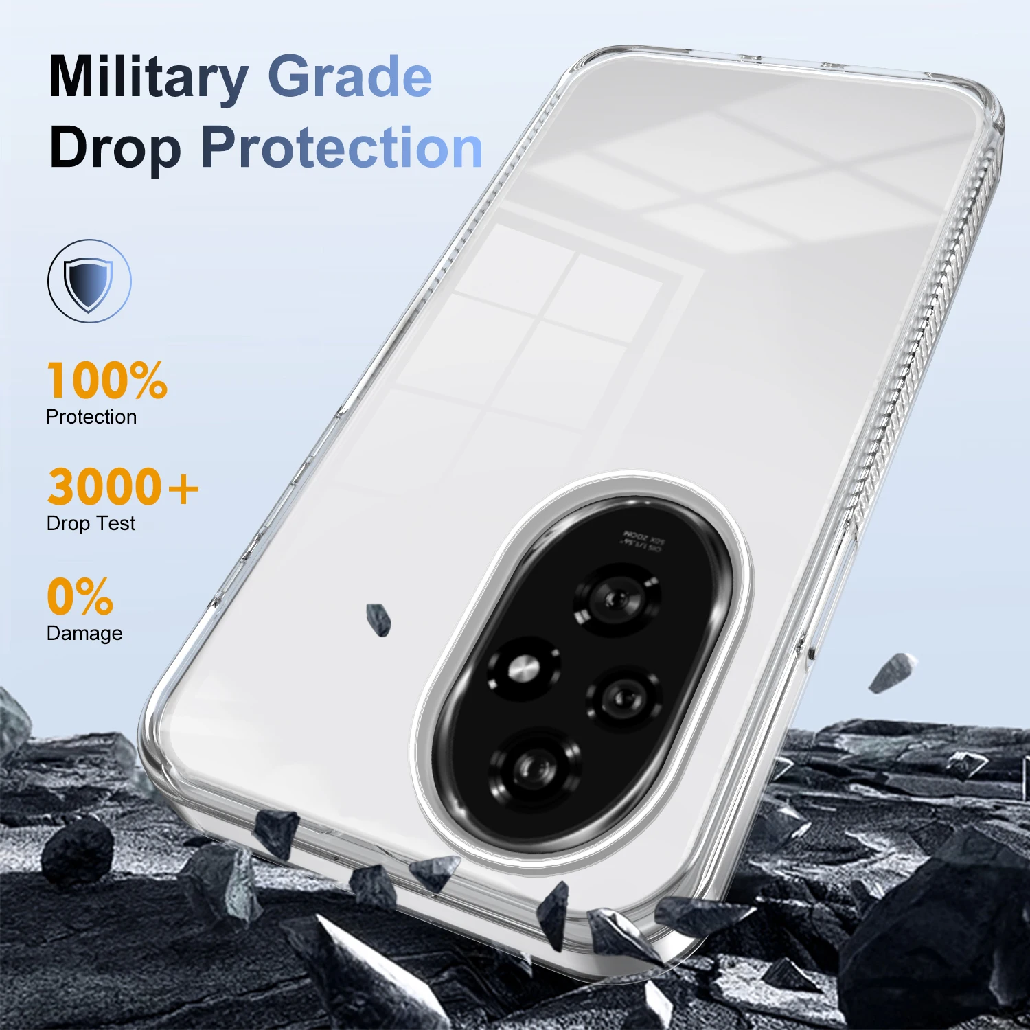 Transparente Hülle für Huawei P60 Mate 60 Honor 70 90 X7A X8A X9A X6S X8 X6A X7B X8B X9B 200 Pro Lite Weiche Rutschfeste Klare Schutzhülle – Detail 8