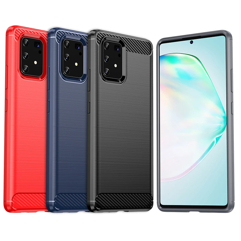 For Samsung Galaxy S10 Lite Cover Case For Samsung S10 Lite Capas Bumper Shockproof Soft TPU Case For Samsung S10 Lite Fundas