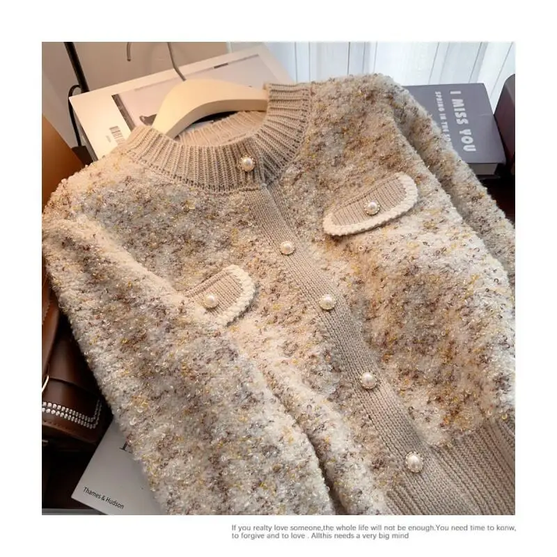 Prinses Mode Vest Vrouw Zoete Lange Mouwen Gebreid Shirt Trui Lente Herfst Jas Ondergoed Dragen Buiten Meisje Cadeau