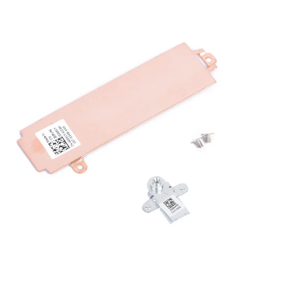 

M.2 2280 SSD Heatsink Thermal Shield 26X1Y 026X1Y w/Support Bracket X8MY9 for Dell G15 5510 5511 5515 5525 Gaming Laptop