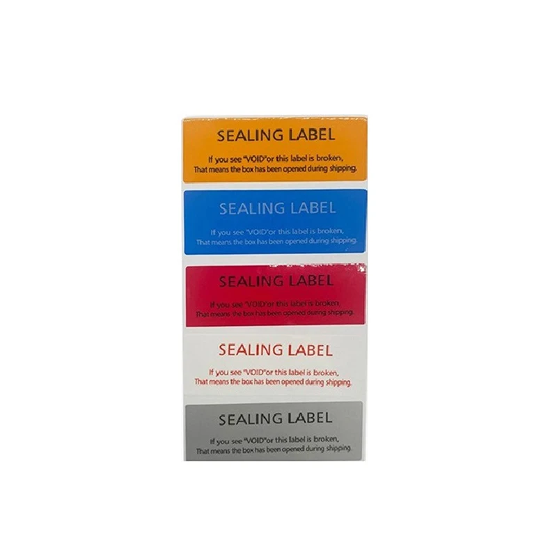 100 قطعة الضمان حماية ملصق الأمن ختم الهش ورقة العبث برهان الضمان الفراغ ملصقات للتسمية بطاقة لاصقة Guanante