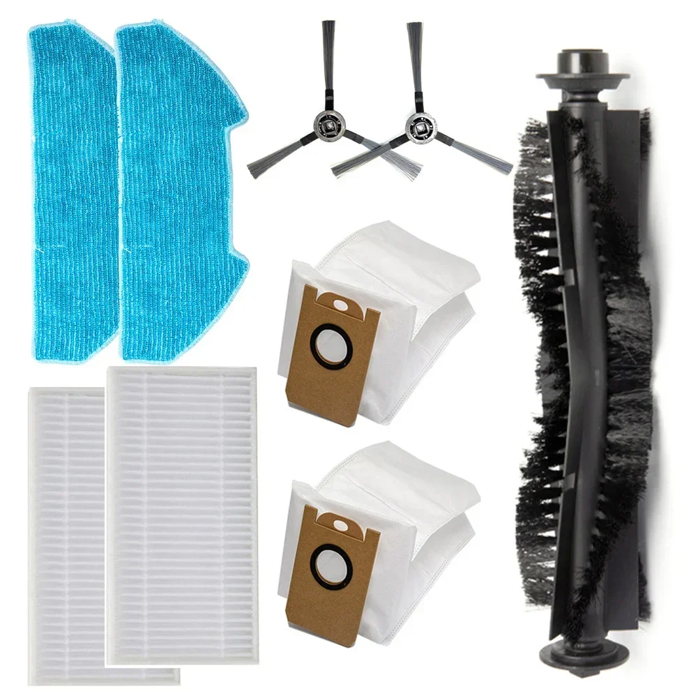 For Redkey R10 Robot Vacuum Cleaner Replacement Filter Mop Cloth Dust Bag Side Brush Kit Home Appliance Accessories