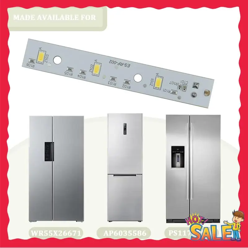 

BOFO WR55X26671 LED Light Compatible For GE Refrigerators LED Light Replace PS11767930 AP6035586 4468532 EAP11767930