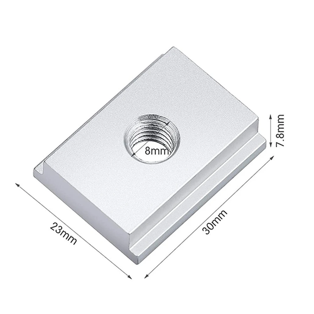 Zestaw ślizgaczy do rowków T, 10 szt., do szyn T, do obróbki drewna, mocowanie do rowków, stop aluminium, sprzęt warsztatowy, mechaniczny