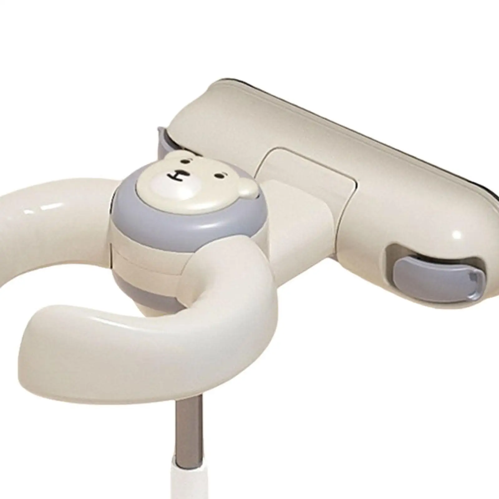 حامل حمام الطفل، عناق الحمام مع قضيب دعم المقبض، دعم واقف حمام الطفل لحوض الاستحمام، من عمر 6 أشهر إلى 3 سنوات، حديثي الولادة