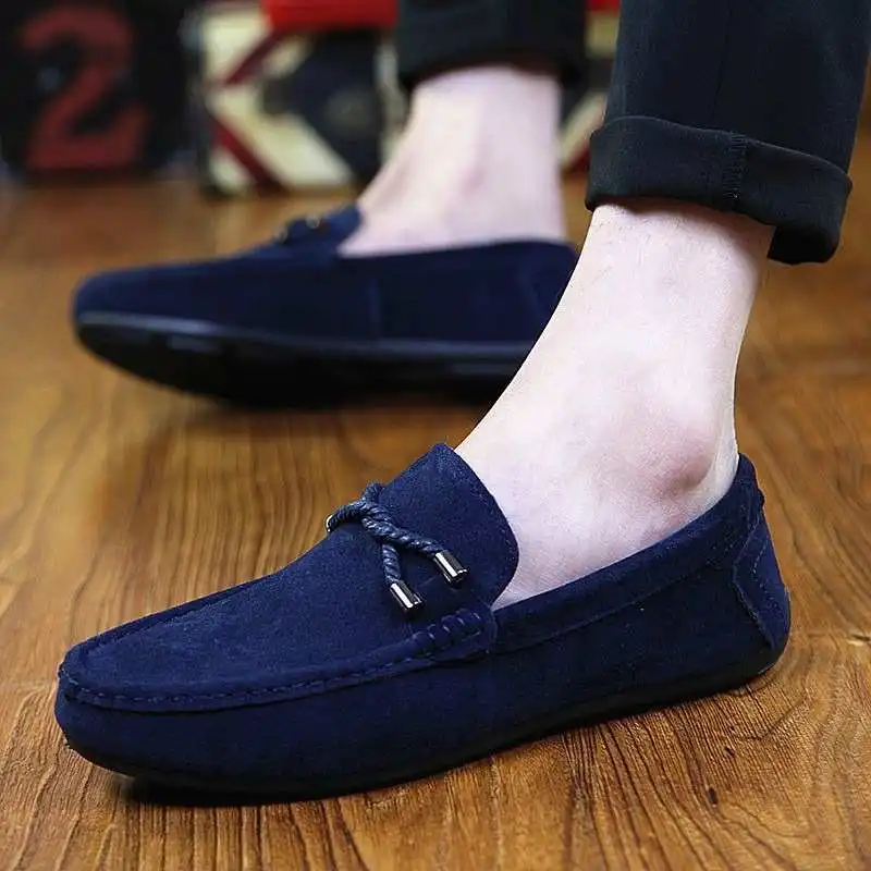 Sepatu Pria Kasual Lowtop Flat oes Faionable Flats Doug Nyaman Spor Slip-On Loers ujung bulat Sol Karet EVA