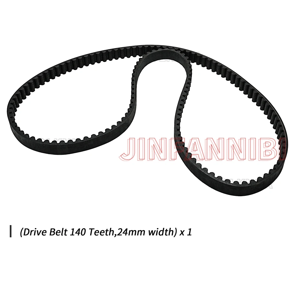

For Harley-Davidson 2009 2020 2021 2022 2023 2024 Touring Series, 140T, 24MM Width Drive Belt Replace 40024-09