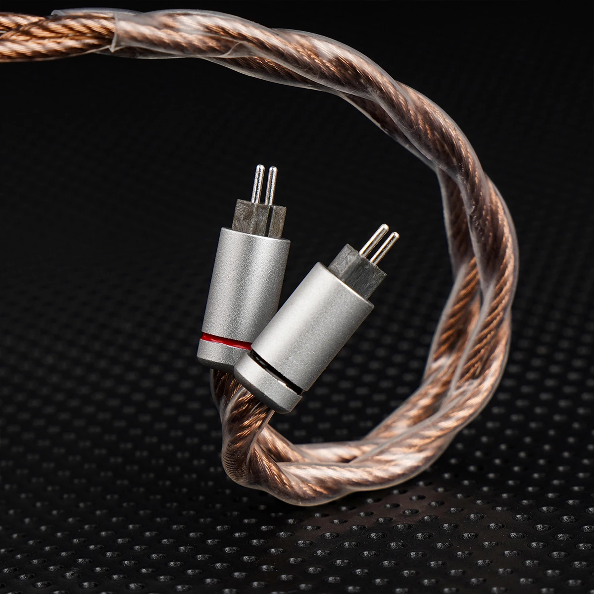 NICEHCK EpicCuAg 6N ECAP Pure Silver+Alloy Copper HiFi IEM Cable OFC Plated Palladium 4.4mm Pure Silver 2Pin dla Davinci NX8 Que