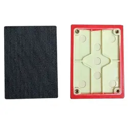 Plastic Foam Sanding Pad 70*100mm Hook And Loop Sander Backing Pad Abrasive Tools Grinder Accessories For Sanding Polishing