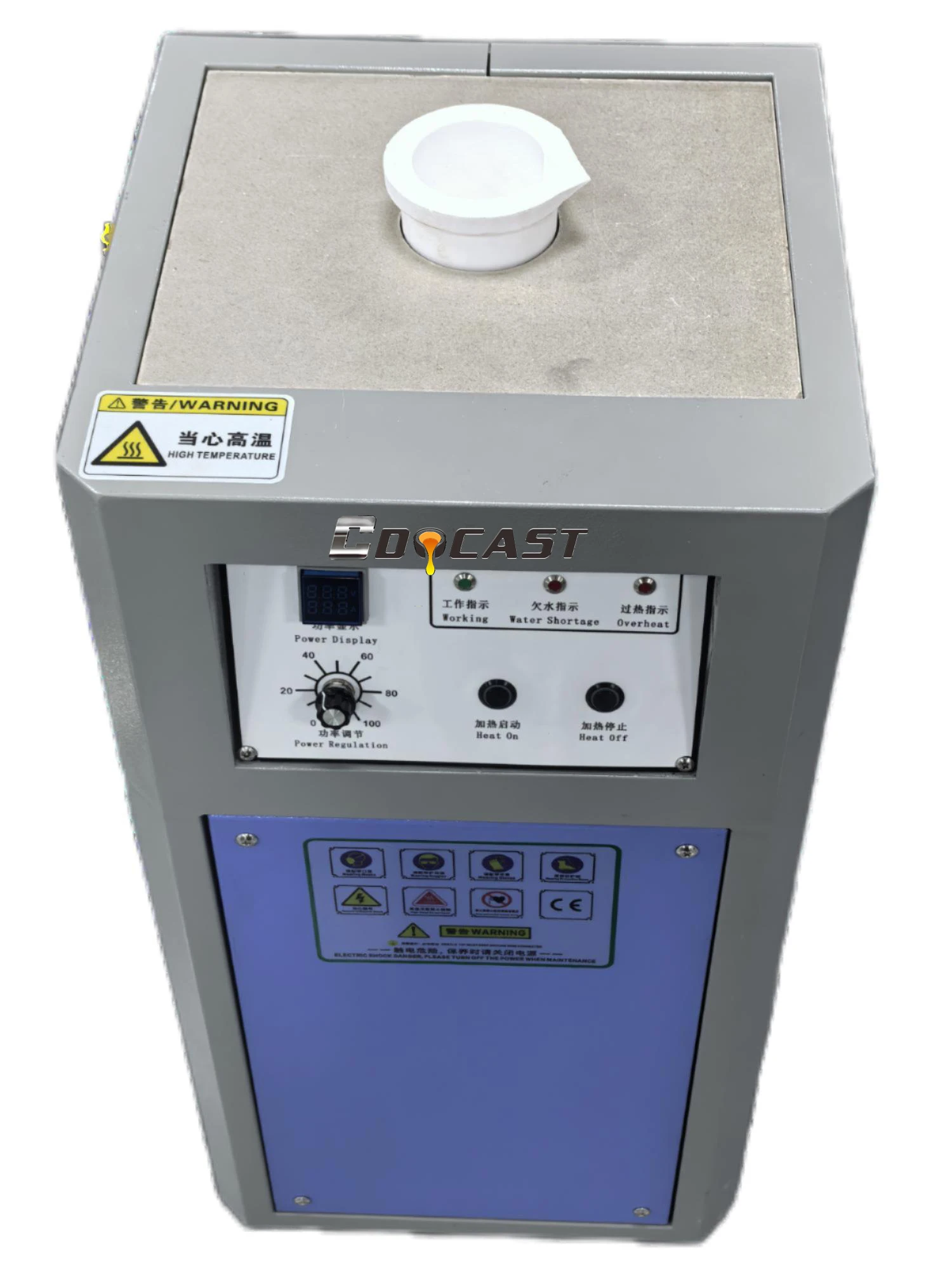 CDOCAST  5-6KW 5Kg IGBT Gold Silver  Induction Metal Melting Furnace