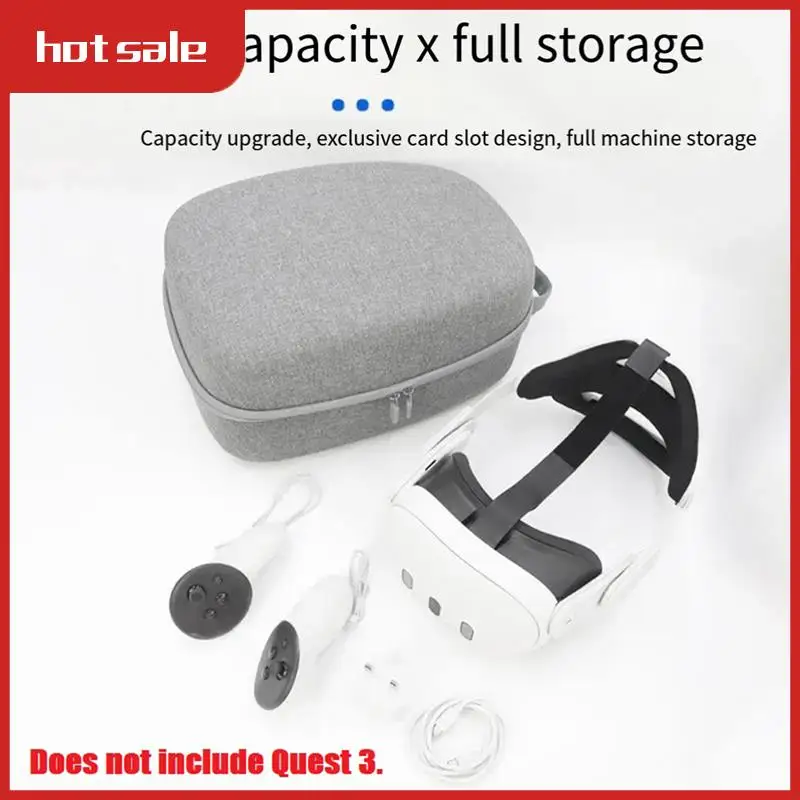 

Storage Bag With Shoulder Strap For Meta Quest3 VR Headset Case For Meta Quest3 Storage Box VR Protection Shell Box B Durable
