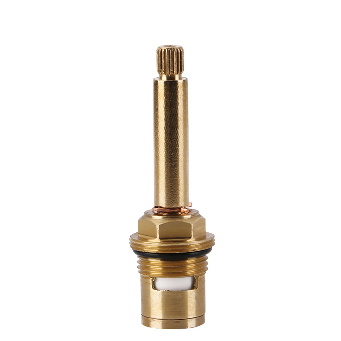 1020S 78.5mm Long G1/2 All Copper Quick-Opening Valve Single Cooling Precision Ceramics Faucet  Pipe Fittings PPR parts