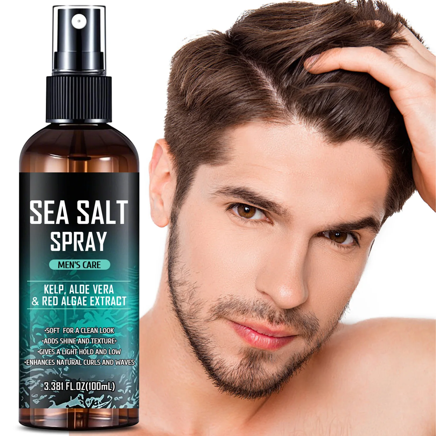 Sea Salt SprayAchieve effortlessly textured, beachy waves with this Sea Salt Spray, expertly crafted for men's care.