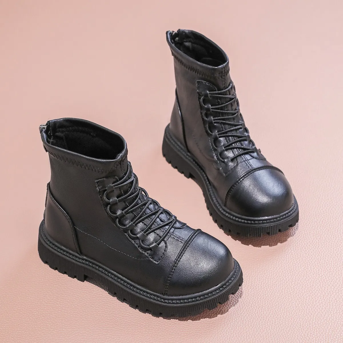 

Kids Ankle Boots for Girls 2025 New Autumn Winter Kids Breathable Lining Boots Soft Sole Classic Kids School Outdoor Daily Wear