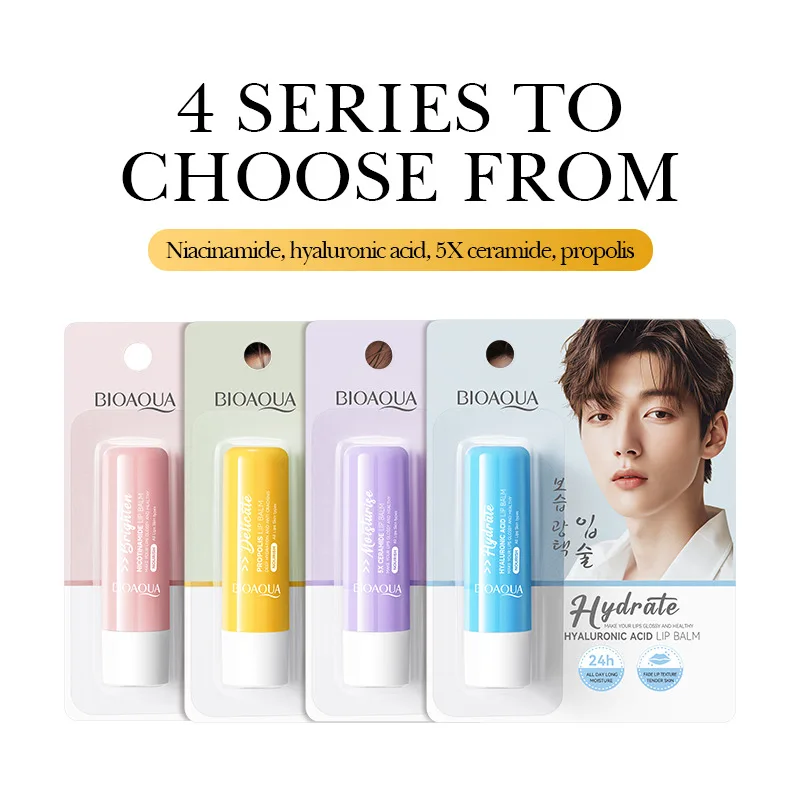 

Boiya Nicotinamide Lip Balm Hydrating Moisturizer For Dry Cracked Lips Repair Care