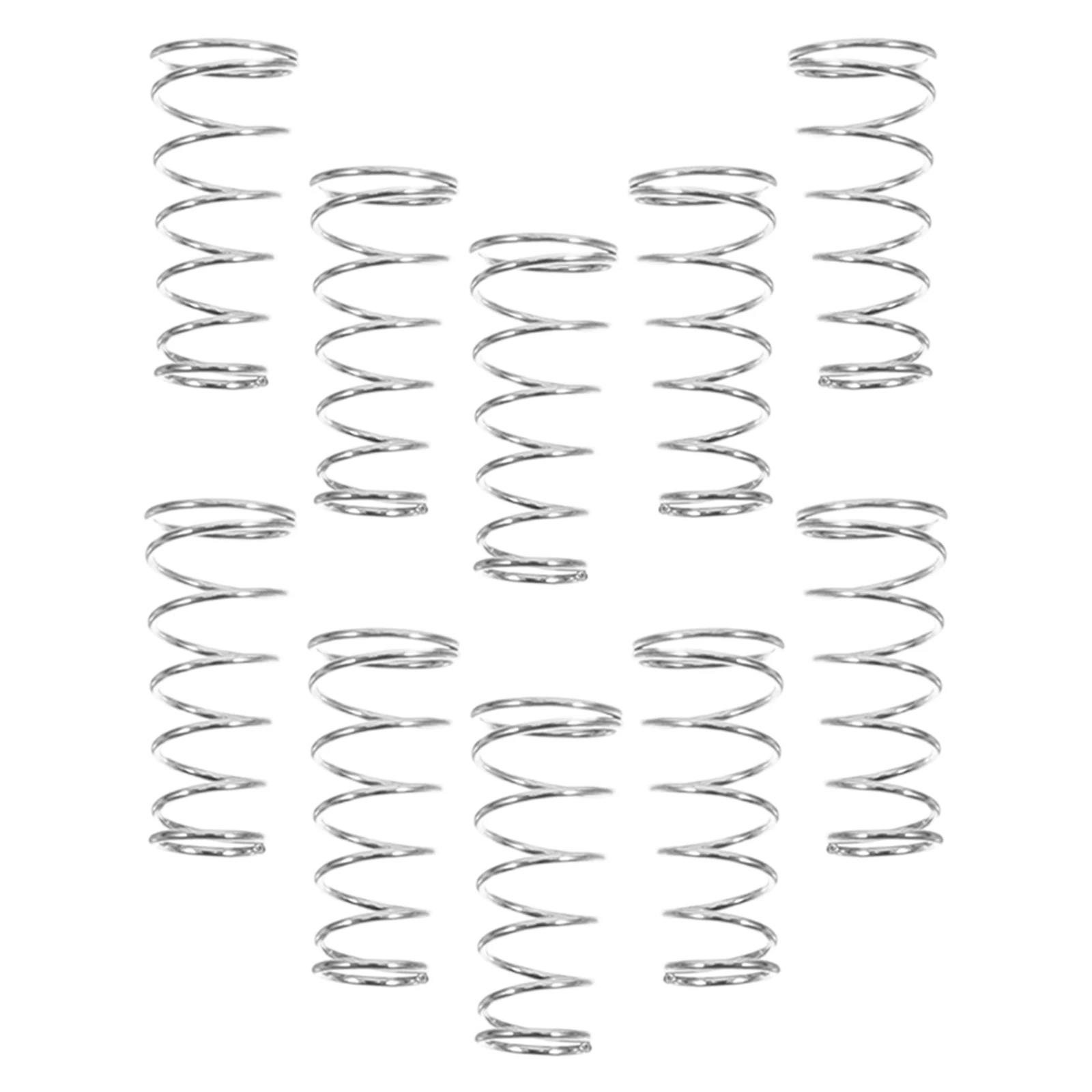 

10pcs Electric Bridge Tension Springs Replacement Parts For Bass Guitar Pickup Stabilizer Silver Guitar Repair Accessory Pickup