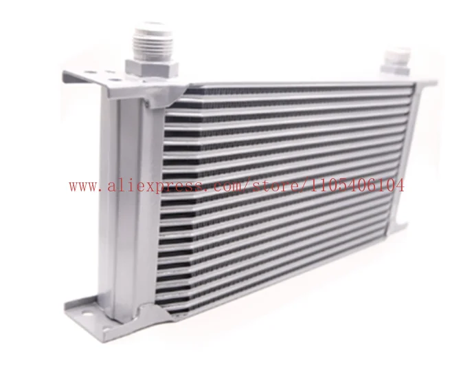 

Aluminum Universal 19-Row JDM Transmission Oil Cooler for Car Engine