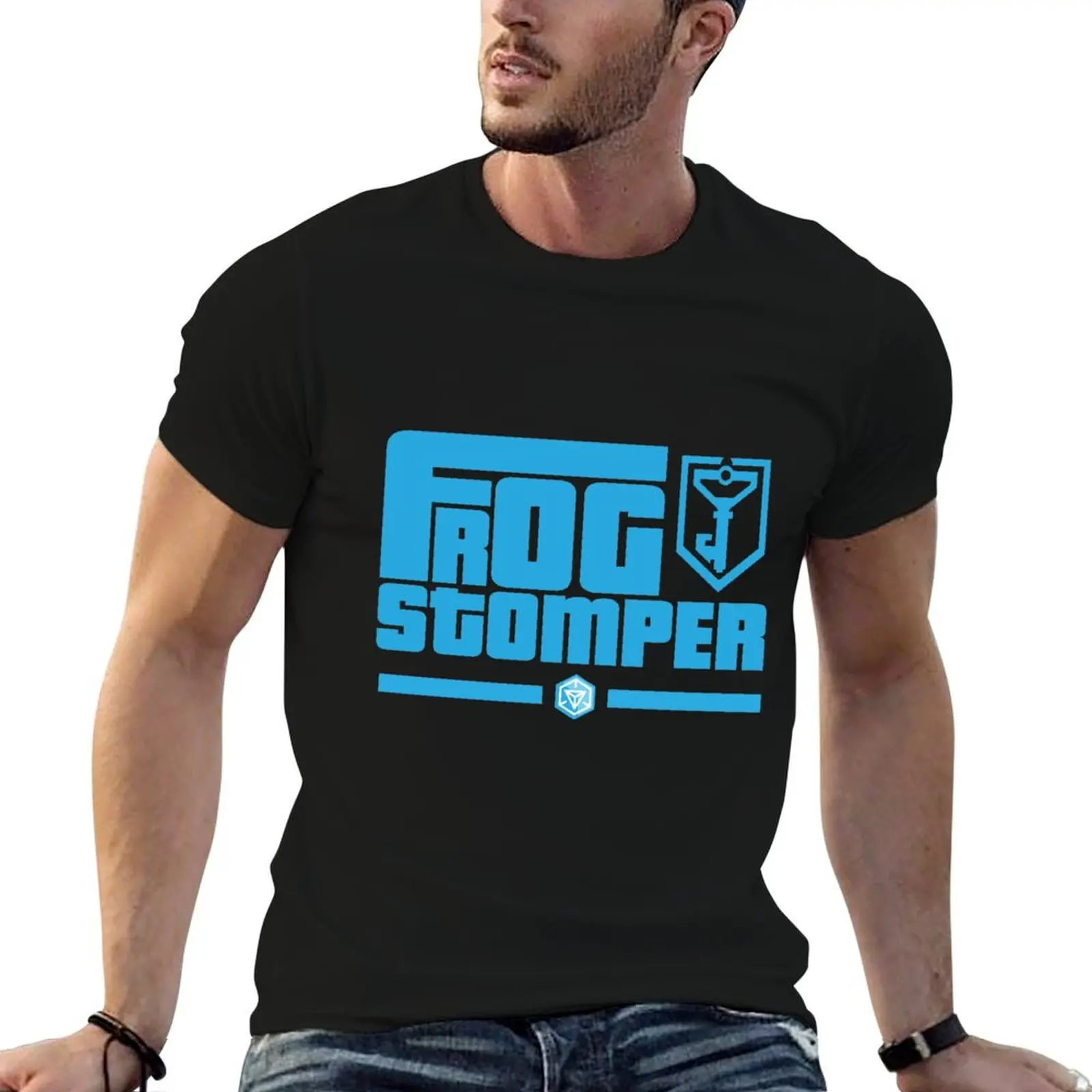 Футболка Frog Stomper - Ingress, хлопковые футболки для мужчин, 100% хлопковые футболки для мужчин, винтажные хлопковые футболки с графическим рисунком, высококачественные футболки