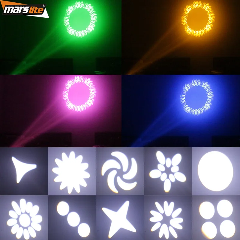 

Светодиодный прожектор с подвижной головкой 80 Вт, RGBW, 16 каналов DMX512, профессиональное сценическое освещение для свадеб, вечеринок, дискотек и клубов, с функцией вращения