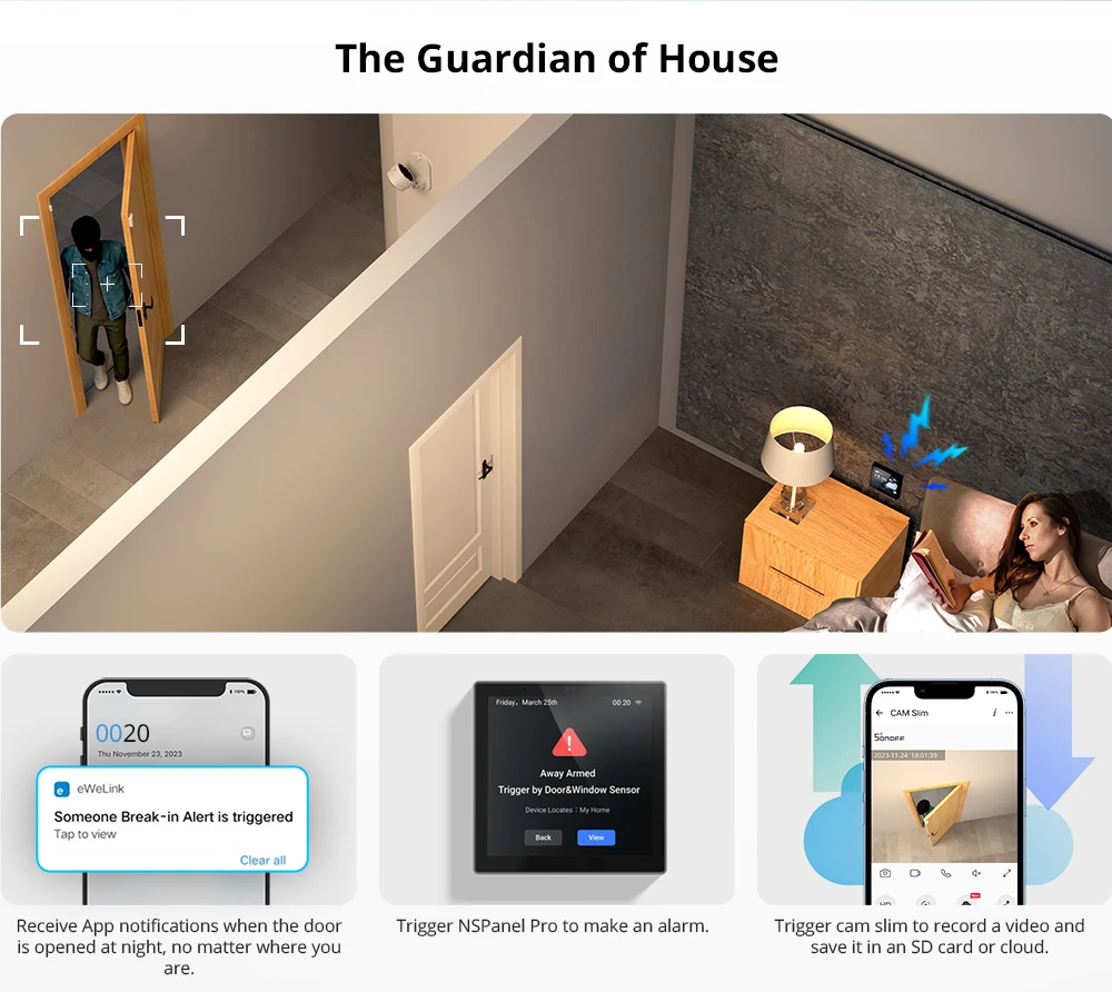 SONOFF Zigbee Tür- und Fenstersensor SNZB-04P Zigbee 3.0 Lokale intelligente Szenensteuerung Zigbee-Sensor für Haussicherheit Benötigt Zigbee-Hub – Detail 7