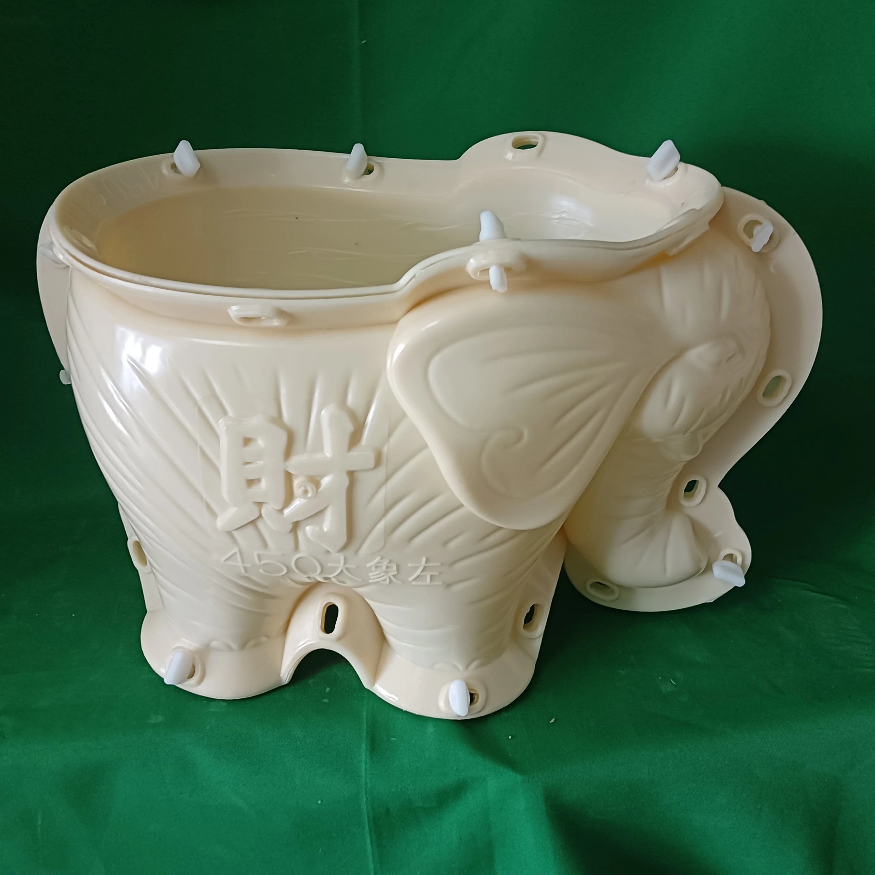 Precast 45cm Garden Decorative Concrete Animal Large Elephant shape Planter flower Pot molds for garden