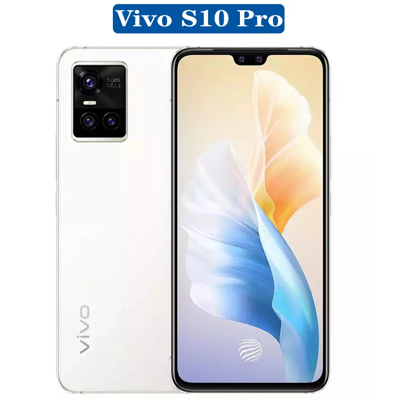 Original Official New Vivo S10 Pro 5G MobilePhone Dimensity1100 12GB RAM 256GB ROM 6.44“ AMOLED 4050mAh 44W 108MP Camera NFC