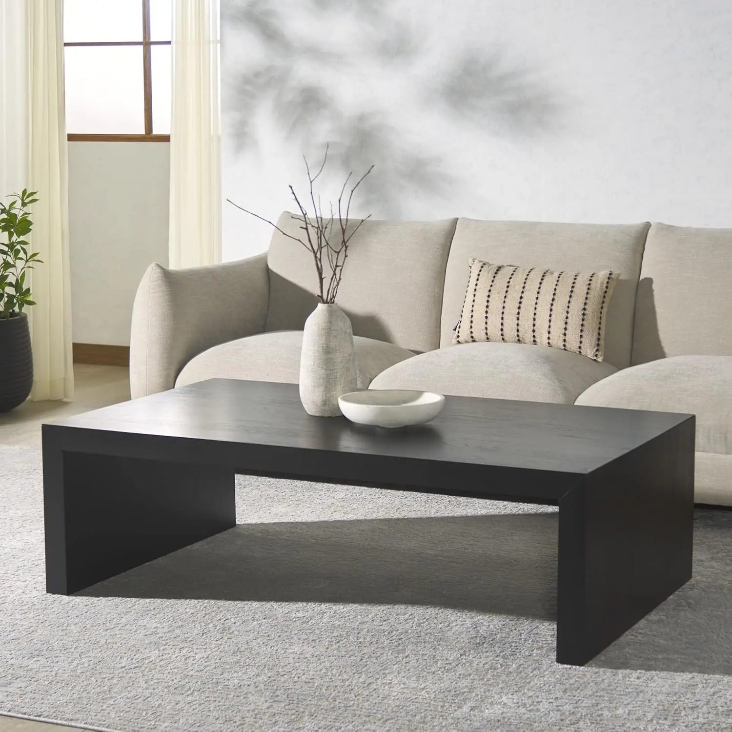 

Black Rectangle Coffee Table