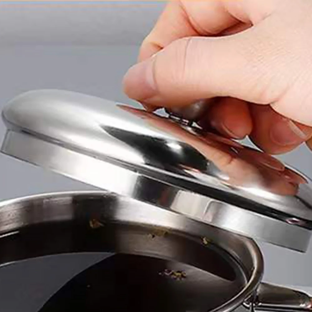 

Stainless Steel Cup Lids Reusable Round Covers for Coffee Cups Travel Bottle Caps Decorative Leak Proof Glass Mug