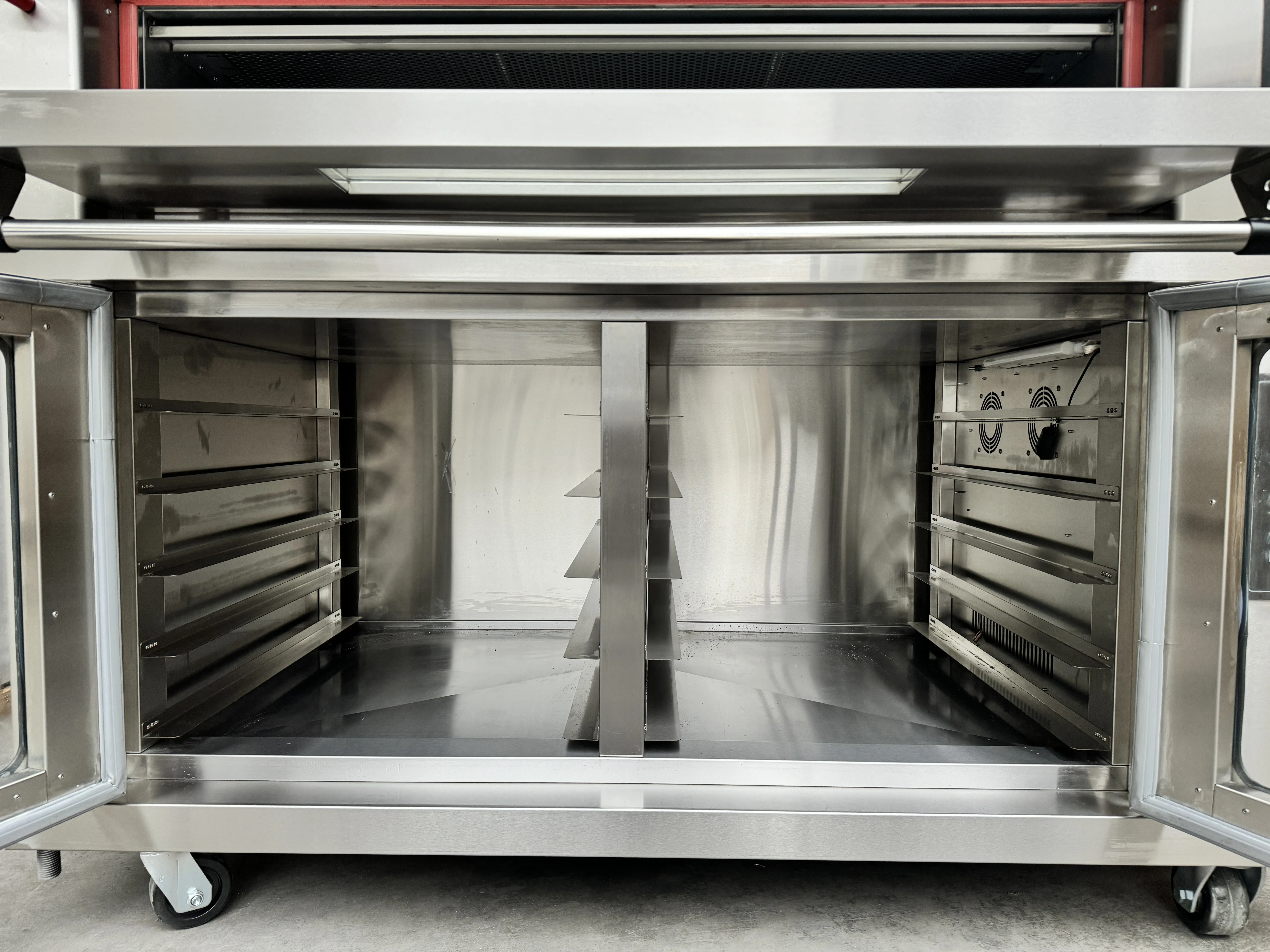 Professional Commercial Electric 380V Bakery Oven New 2/4/6/8/12/16 Tray Integrated Baking Fermentation Machine for Flour Mill