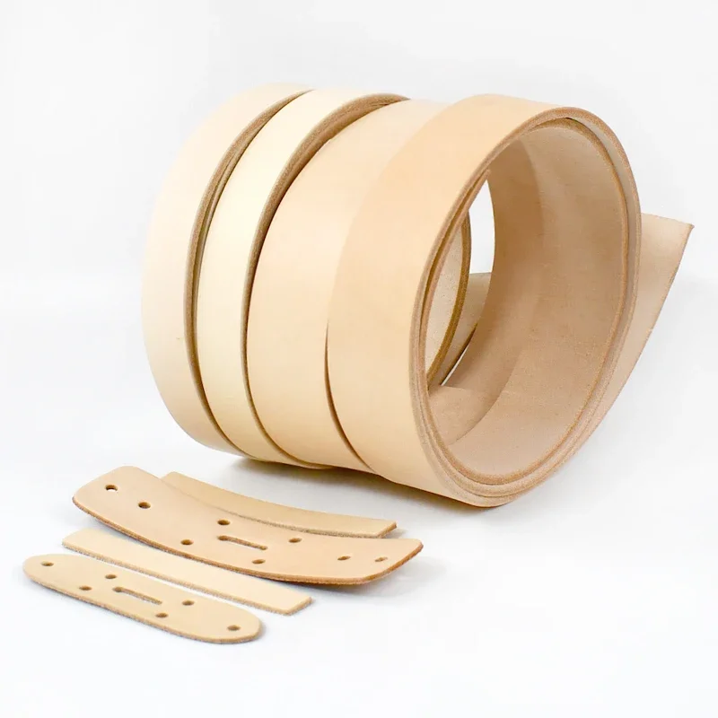 1P Deepeel 18-38mm Wide Belt First Layer Cowhide Headless Pin Buckle Belts for Men Women Genuine Leather Vintage Waistband Part