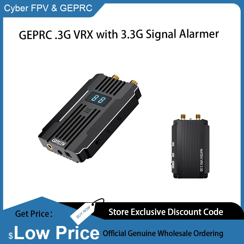 

GEPRC MATEN 3.3G VRX с сигнализатором сигнала 3.3G